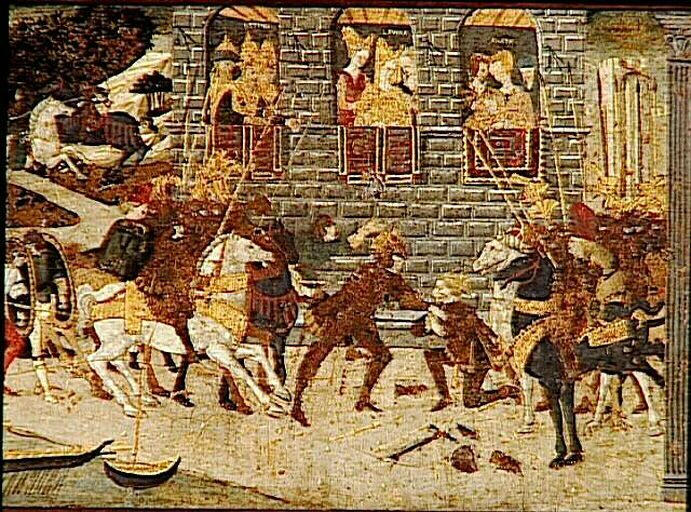 Quatre épisodes de l'Enéide ; La défaite de Turnus Noces d'Enée et Lavinia