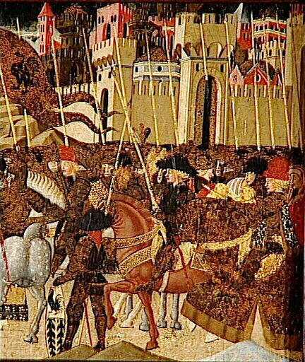 Combat de cavalerie entre Gaulois et Romains