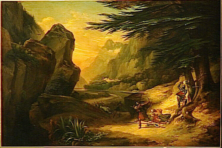 Courageuse défense de Louis VII dans les défilés de Laodicée