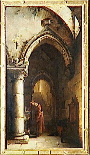 Saint Louis au tombeau de sa mère