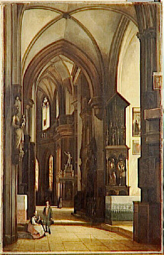 Intérieur de l'église de Saint Laurent à Nurenberg
