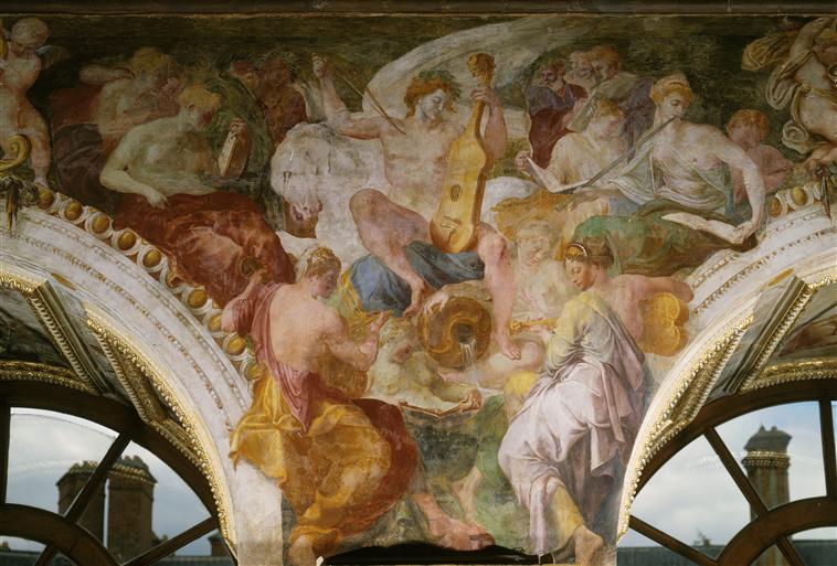 Apollon et les Muses au Parnasse