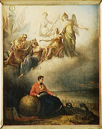 Allégorie de la France menacée par l'Angleterre