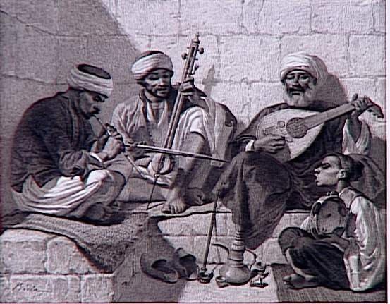 Quatre musiciens turcs