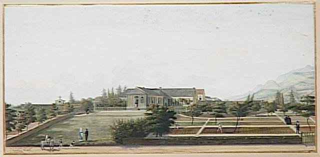 Vue de Longwood, offerte par Marchand à Napoléon Ier, le 1er janvier 1820