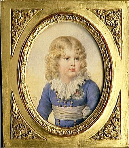 Napoléon-François-Joseph-Charles, prince de Parme, en habit bleu