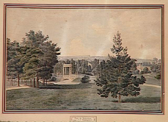 Vue du parc de Malmaison
