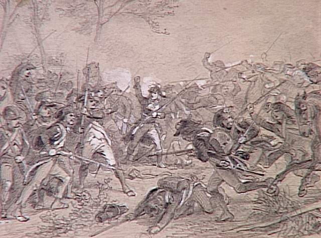 55 scènes de la Révolution, l'Empire et la RestaurationProjets d'illustration : épisode des guerres de la Révolution