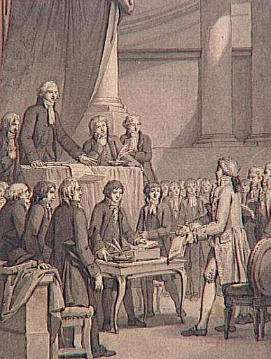 69 dessins pour l'illustration de l'Histoire de France sous l'Empire de Napoléon le Grand : Assemblée du Grand Sanhédrin des Juifs de l'Empire