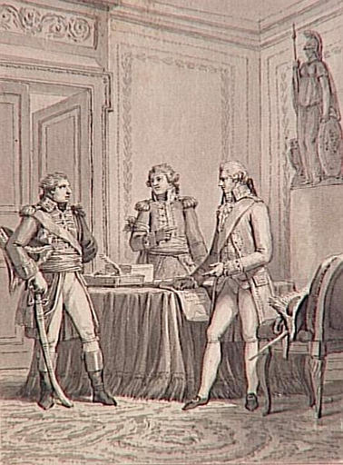 69 dessins pour l'illustration de l'Histoire de France sous l'Empire de Napoléon le Grand : L'Amiral Nelson offre un Armistice au Prince Royal de Danemark