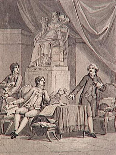 69 dessins pour l'illustration de l'Histoire de France sous l'Empire de Napoléon le Grand : Rupture dans la Négociation pour l'Echange des prisonniers