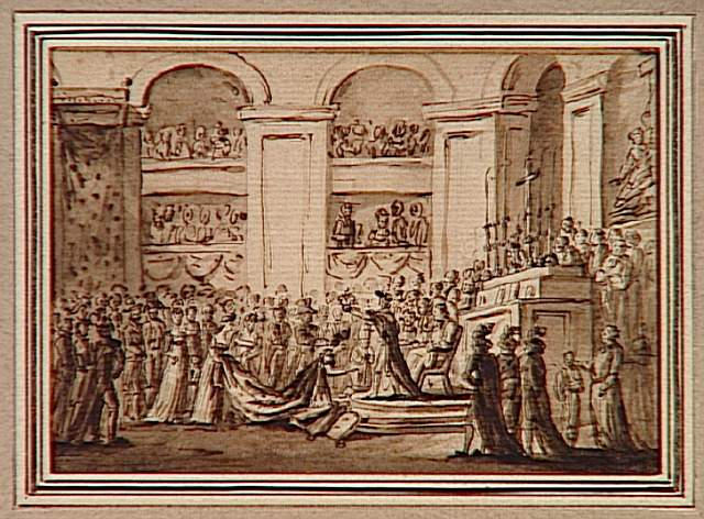 Couronnement de l'impératrice Joséphine à Notre-Dame (2 décembre 1804)