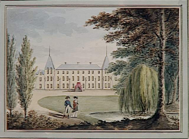 Façade de Malmaison sur les jardins