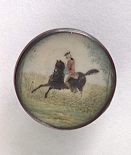 Cavalier en costume du XVIIIe siècle