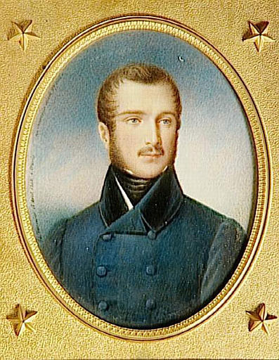 Portrait posthume du Prince Napoléon-Louis Bonaparte (1804-1831), second fils de Louis et Hortense Bonaparte