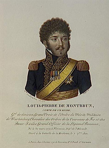 Louis-Pierre de Montbrun, comte de l'Empire, né le 30 mars 1771 à Florensac DREPPAUT 1771 né