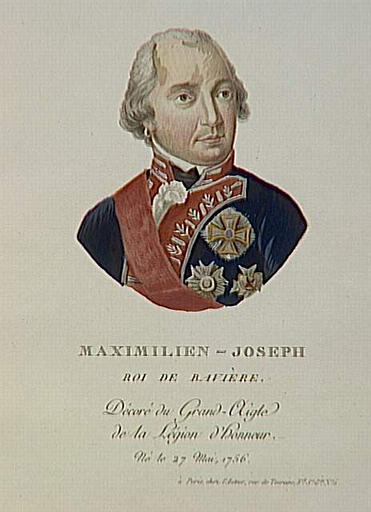 Maximilien-Joseph, roi de Bavière, né le 27 mai 1756