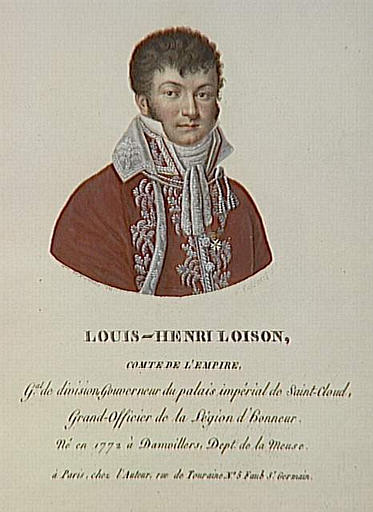 Louis-Henri Loison, comte de l'Empire, né en 1772 à Damvillers.