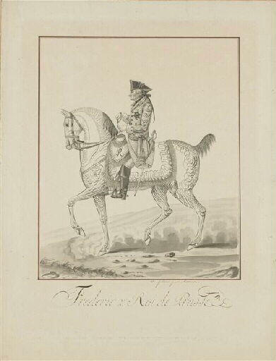 Frédéric II à cheval