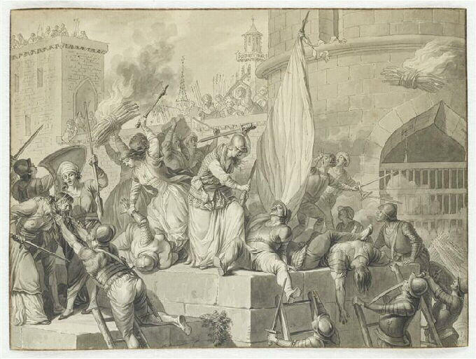 Le Siège de Beauvais (Les tableaux des français de 1789-1790)