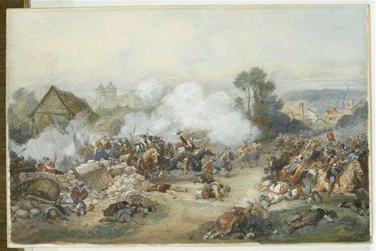 Henri IV à la bataille d'Arques