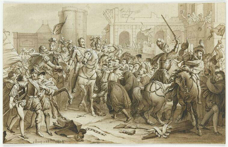Entrée d'Henri IV dans Paris d'après le baron Gérard