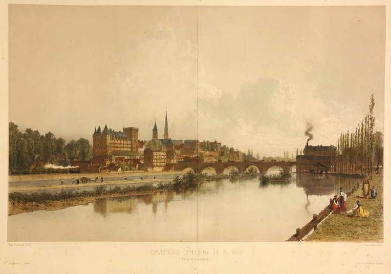 Château d'Henri IV à Pau (vue prise de Jurançon)