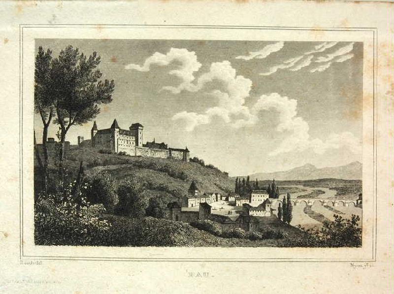 Château de Pau. Façade sud-ouest