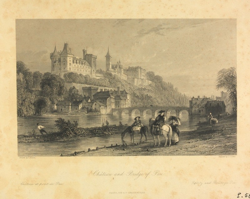 Château et pont de Pau