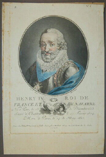 Henri Quatre, Roi de France et de Navarre (titre inscrit)