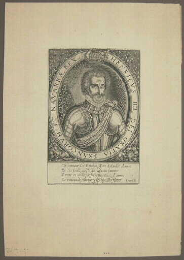 Henricus IIII. Dei gratia Francorum et Navarrae Rex. 1599