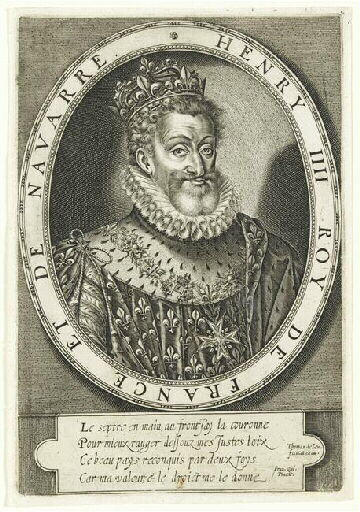 Henry IIII Roy de France et de Navarre (titre inscrit)