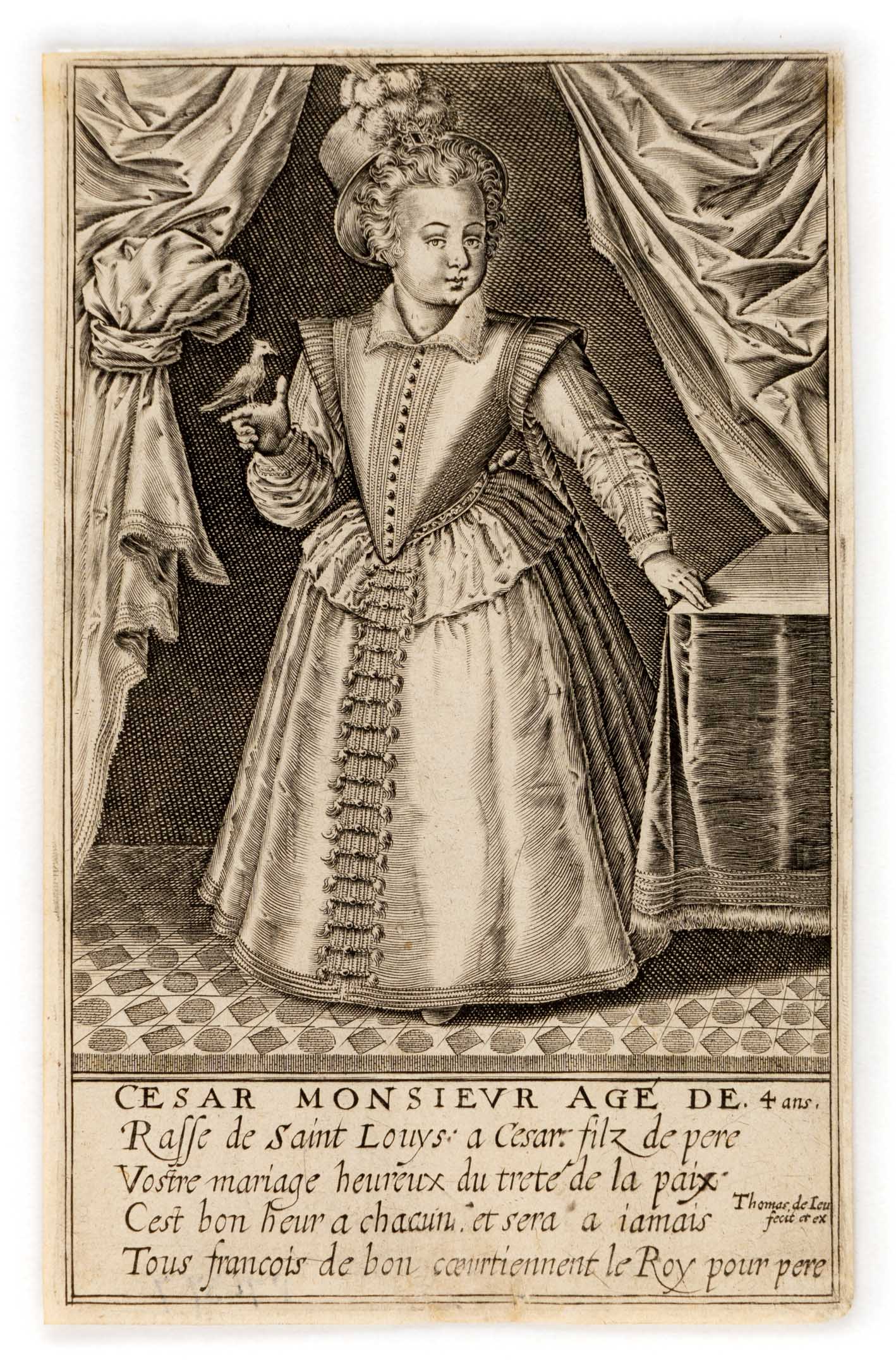 César de Vendôme enfant