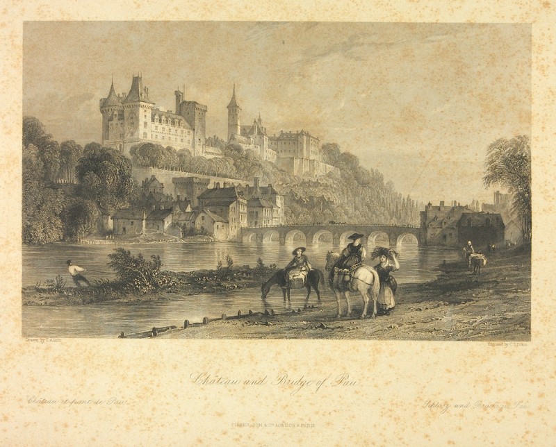 Castle of Pau, the birth-place of Henri IV