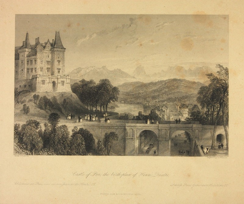 Castle of Pau, the birth-place of Henri IV (Château de Pau, lieu de naissance d'Henri IV- Schloss Pau, geburtsort Heinrichs IV.)