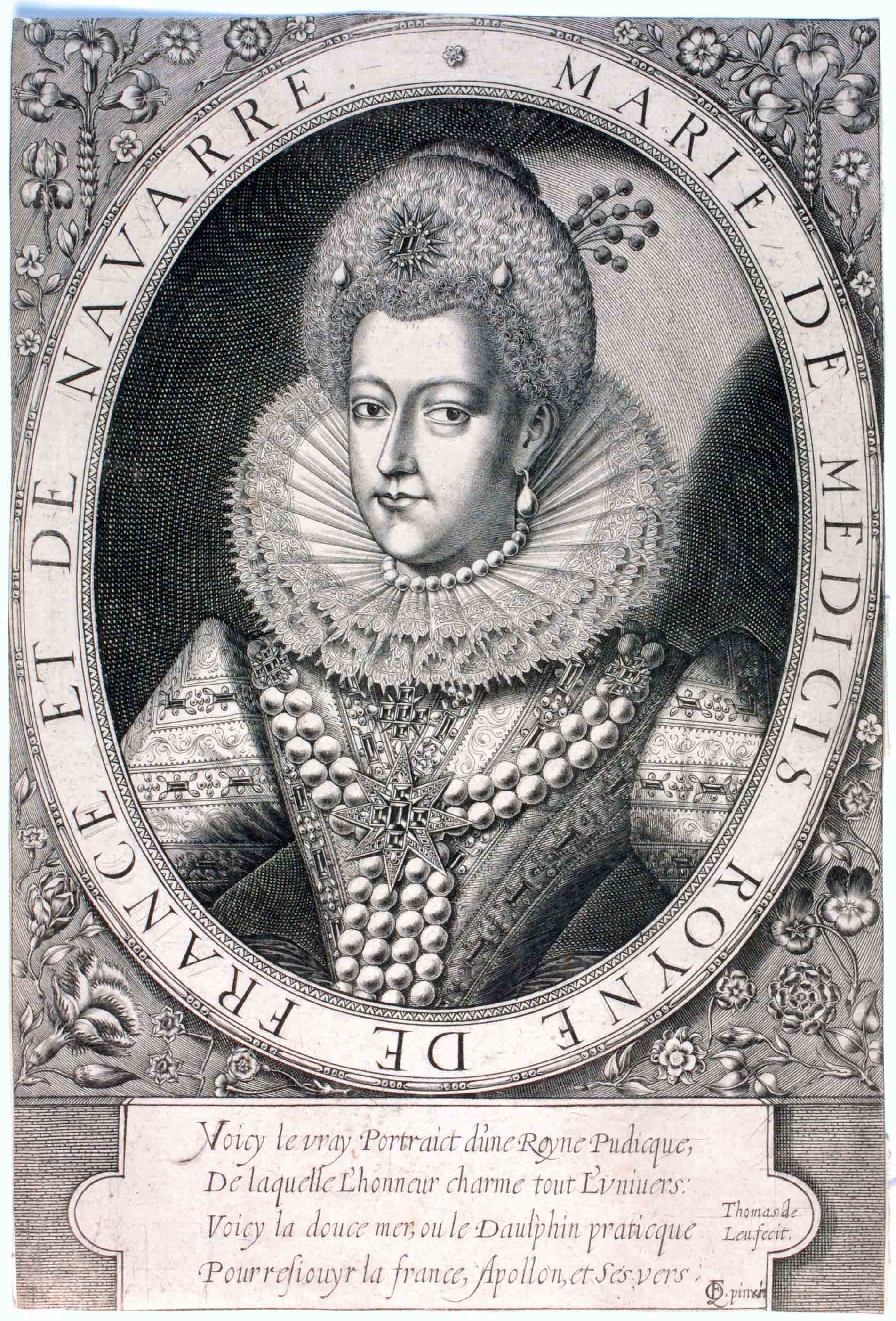 Marie de Médicis à la taille