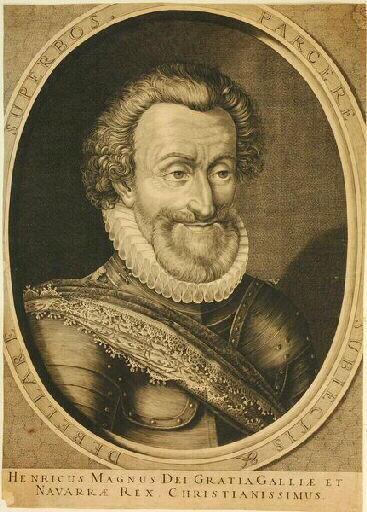 Henricus Magnus Dei Gratia Galliae et Navarrae (Rex Christianissimus), (titre dans sa langue d'origine) ; Henri IV roi de France et de Navarre le très chrétien