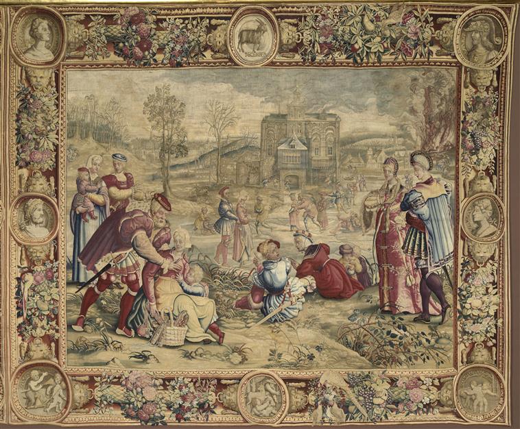 Les Mois Lucas : Capricorne - Décembre - Patinage (2e tenture)