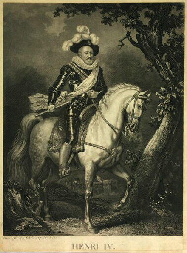 Portrait équestre d'Henri IV
