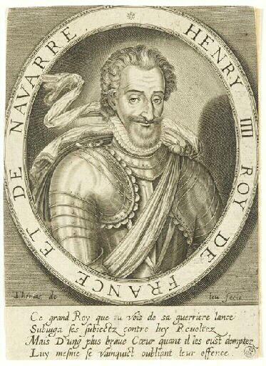 Henry IIII Roy de France et de Navarre (titre inscrit)