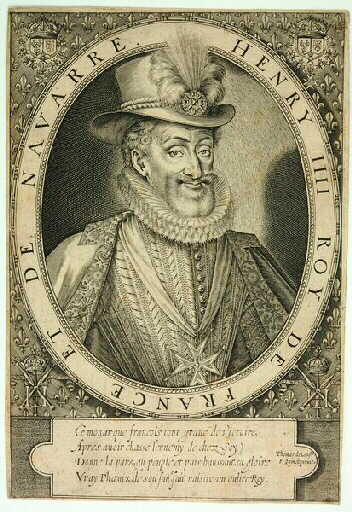 Henry IIII Roy de France et de Navarre (titre inscrit)
