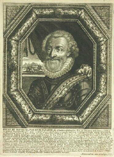 Henry IIII Roy de France et de Navarre (titre inscrit)