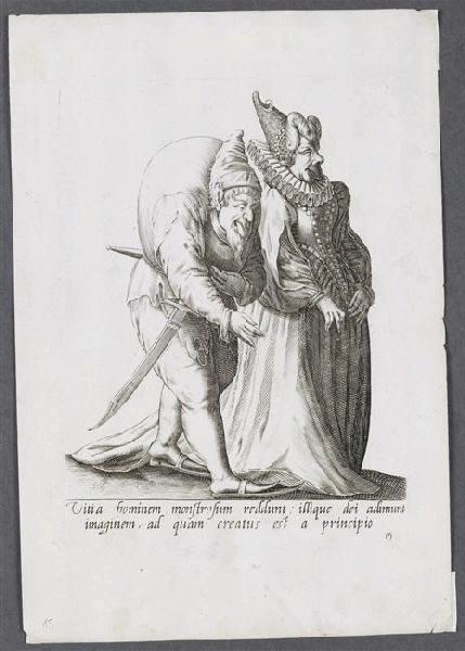 Mascarades (planche 15) ; Vitia hominem monstrosum reddunti (...)