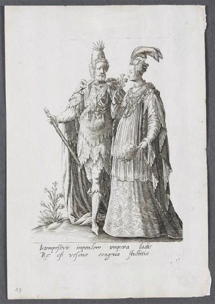 Mascarades (planche 17) ; Intempestivis impendere tempora ludis (...)