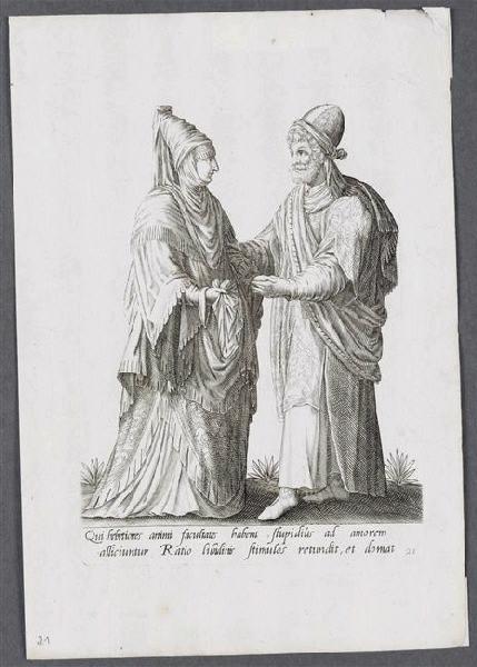 Mascarades (planche 21) ; Qui hebetiores animi facultates habent (...)