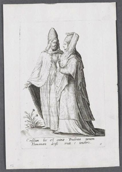 Mascarades (planche 13) ; Consilium lux est animae : Prudentia mentem(...)