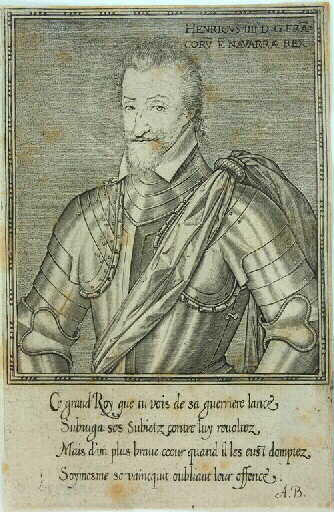 HenrI IV à la taille portant une cuirasse