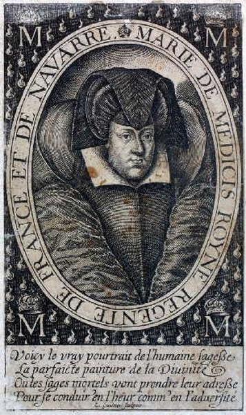 Marie de Medicis en buste