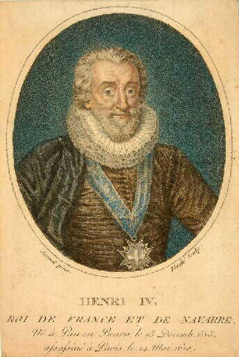 Henri IV Roi de France et de Navarre (titre inscrit)