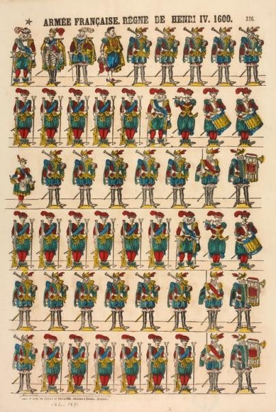 Armée française. Règne de Henri IV. 1600. (n°326 titre inscrit)